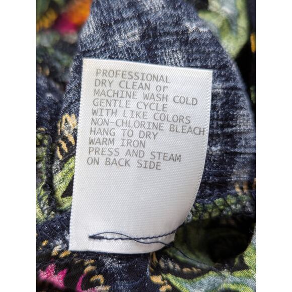 Rachel Roy Floral Romper Womens Medium Colorful Tropical Resort Breezy Summer - Picture 7 of 10